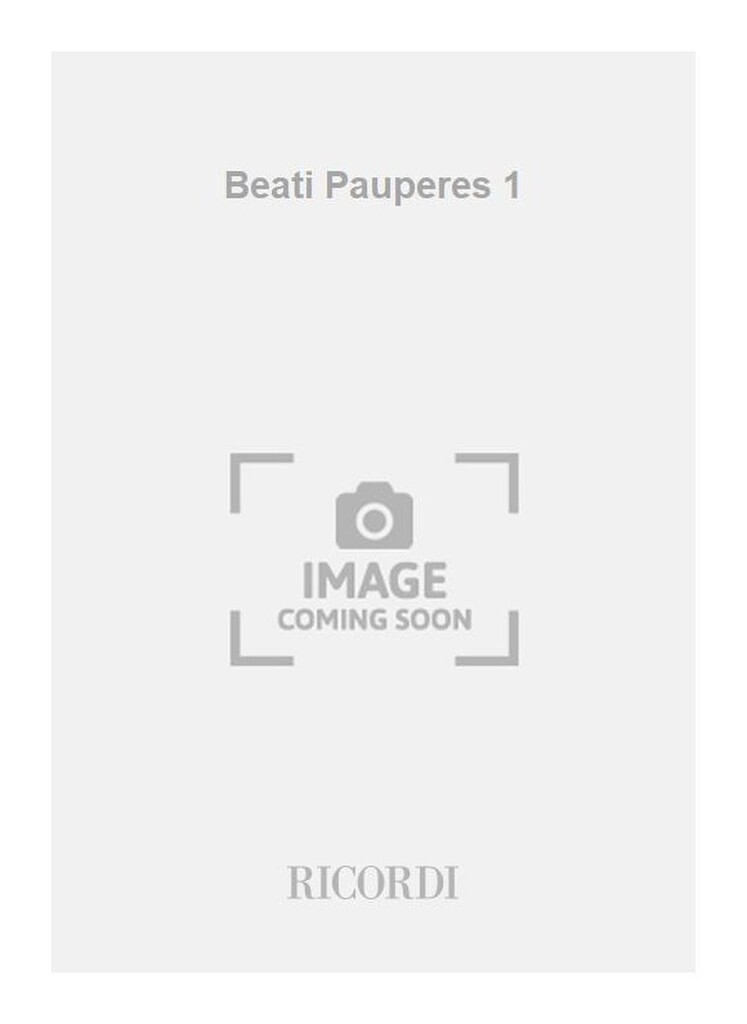 Beati Pauperes 1